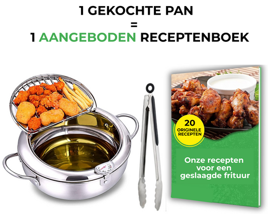 Majix - Japanse Koekenpan (1 Koekenpan + 1 GRATIS Receptenboek)