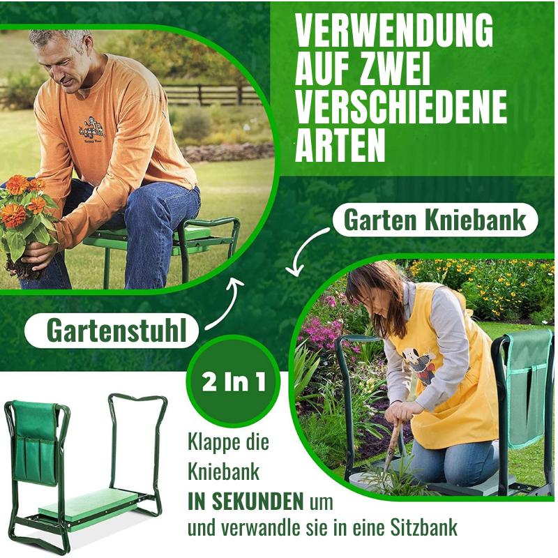 GardenComfort™️ Knie- en rugvriendelijke tuinhulp